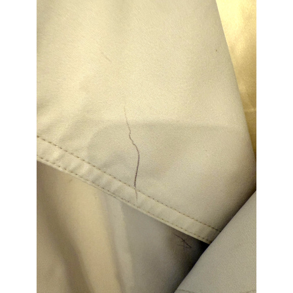 Vintage Harbormaster Trench Coat Mens Large Belted Made in USA John Weitz 80s - Picture 9 of 14